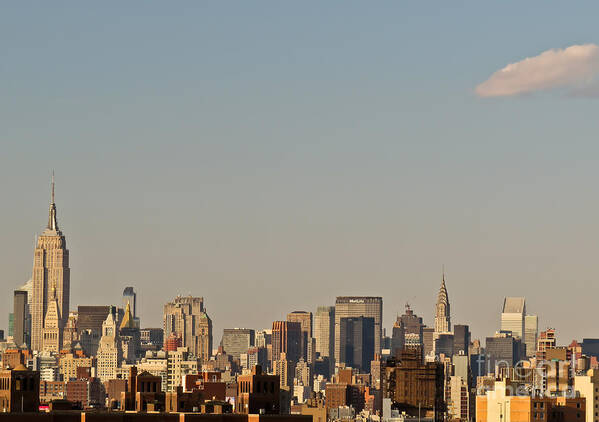 New York Skyline Art Print featuring the photograph New York Skyline by Kerri Farley