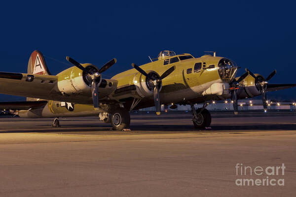 Collings Foundation Art Print featuring the photograph Nine-O-Nine at Night by Rick Pisio