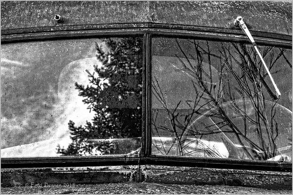 Truck Art Print featuring the photograph Nobody's Truck Windshield by Fred Denner
