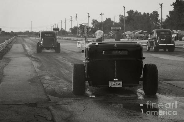 Transportation Art Print featuring the photograph Nostalgia Drags by Dennis Hedberg