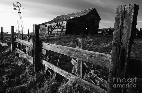  Deserted Art Print featuring the photograph Not OK Corral by Bob Christopher