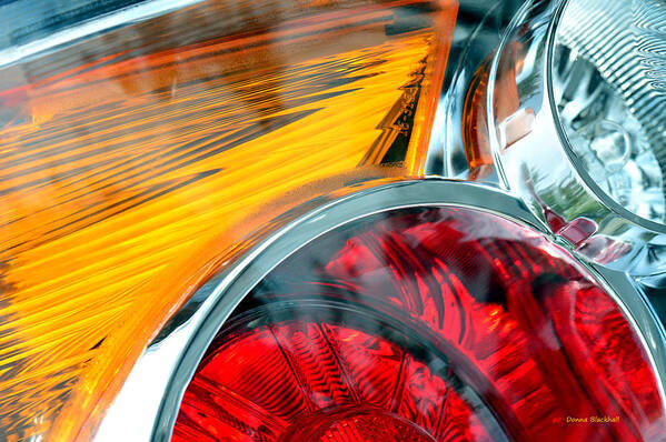 Taillights Art Print featuring the photograph Nothing But The Taillights by Donna Blackhall