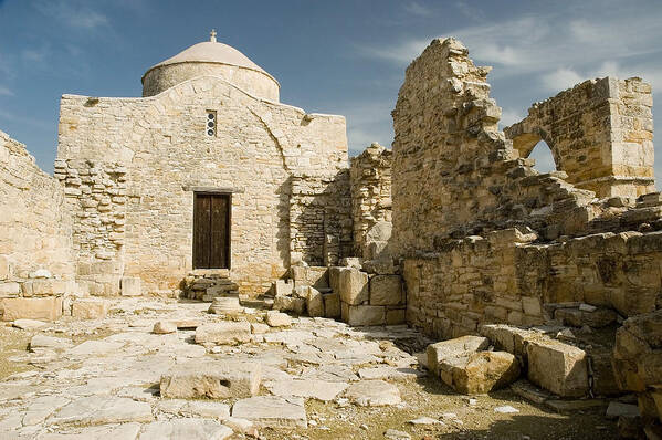 Cyprus Art Print featuring the photograph Old Church Anogyra by Jeremy Voisey