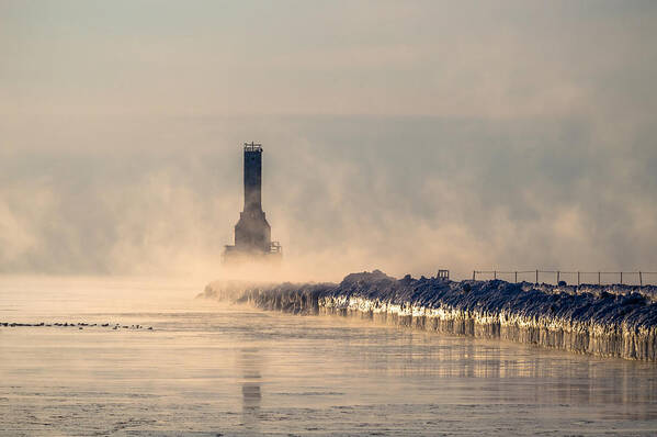 Lighthouse Art Print featuring the photograph Old Faithful by James Meyer