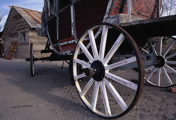 Stagecoach Art Print featuring the photograph Old Stage Coach by Kae Cheatham