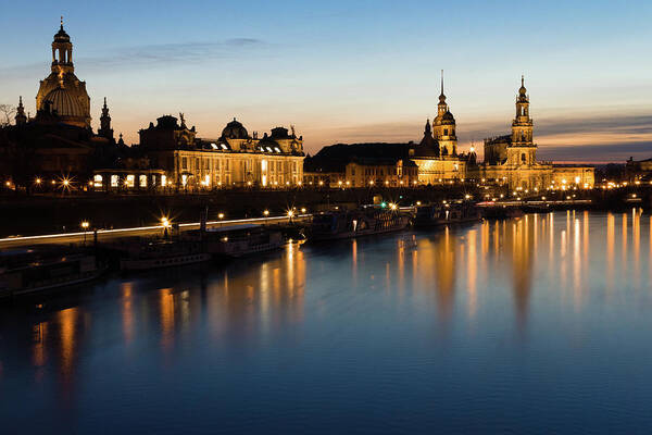Scenics Art Print featuring the photograph Old Town Of Dresden by Philipp Götze