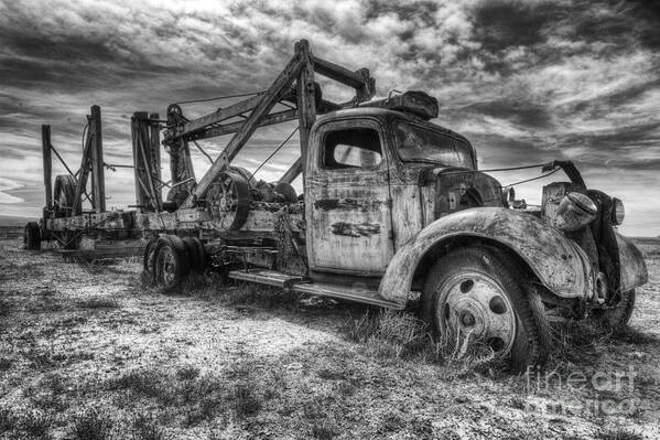 Old Art Print featuring the photograph Old Truck by Angela Moyer