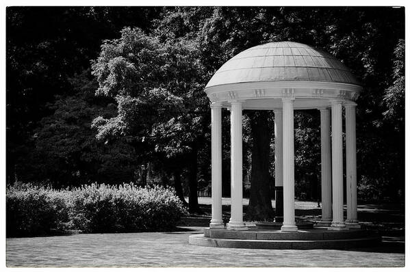Old Well Art Print featuring the photograph Old Well at UNC by Georgia Clare