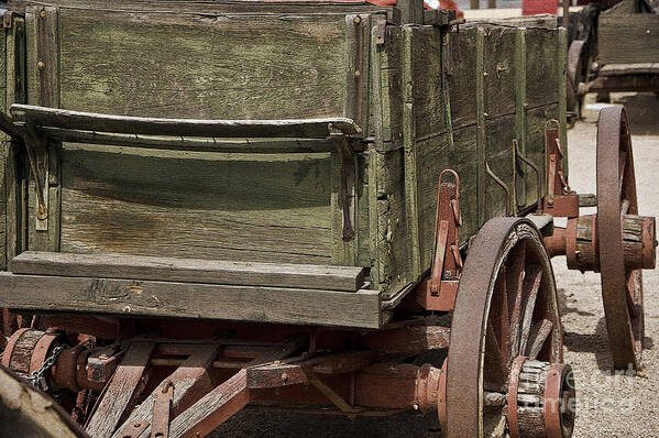 Old-west Art Print featuring the photograph Old West Wagon by Kirt Tisdale