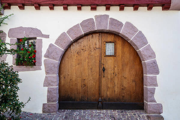 Door Art Print featuring the photograph Old wooden door by Dutourdumonde Photography