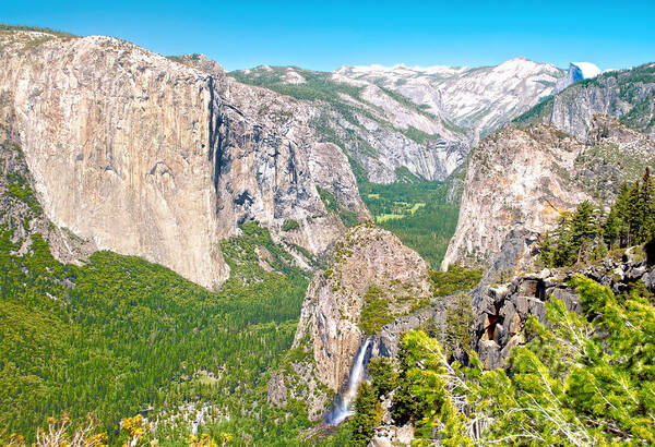 Stanford Point Yosemite Art Print featuring the photograph Once Upon A Sunny Spring Aft by Steven Barrows
