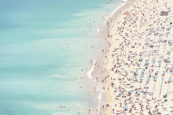 Summer Art Print featuring the photograph Ondarreta Beach, San Sebastian, Spain by John Harper