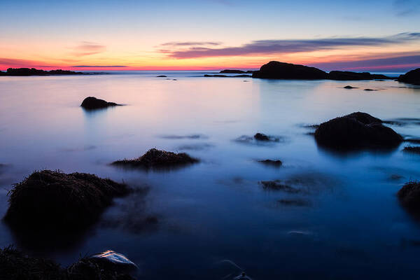 Atlantic Ocean Art Print featuring the photograph One Minute Twenty by Jeff Sinon