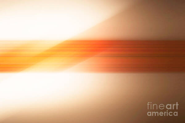 Abstract Art Print featuring the photograph orange I by Hannes Cmarits