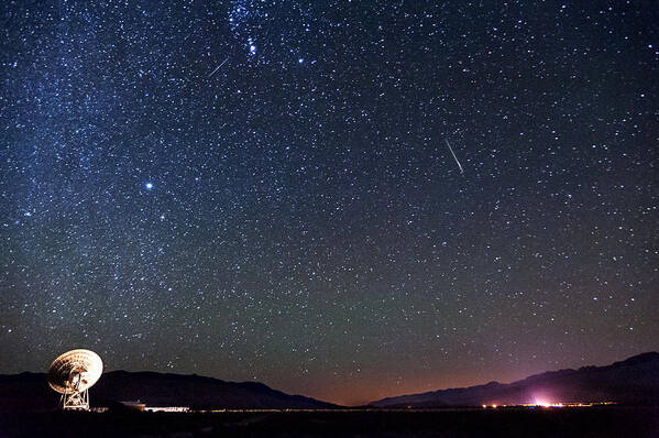 California Art Print featuring the photograph Orionids Meteors by Cat Connor