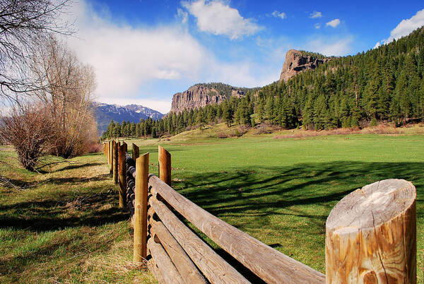 American Landscape Art Print featuring the photograph Out Riding Fences by Gregory Ballos