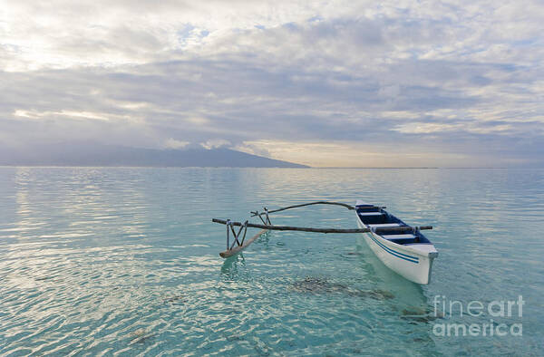 Beautiful Art Print featuring the photograph Outrigger Serenity by M Swiet Productions