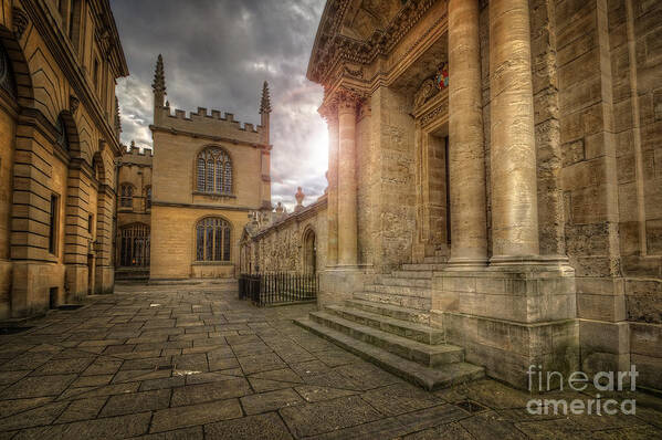 Yhun Suarez Art Print featuring the photograph Oxford University - History-Sheldonian-Divinity by Yhun Suarez