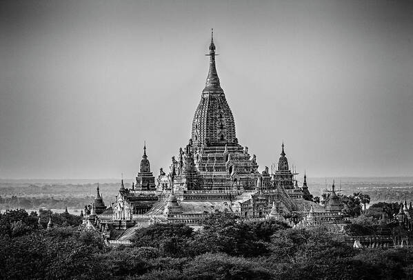 Pagoda Art Print featuring the photograph Pagoda Landscape Bagan by Manuela Martin