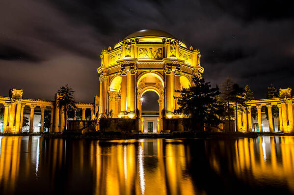 Palace Of Fine Art Art Print featuring the photograph Palace of Fine Art by Mike Ronnebeck