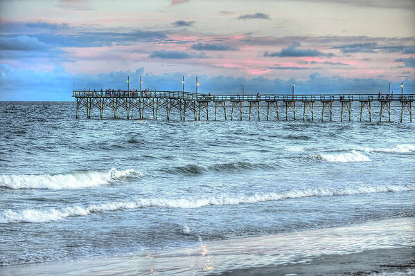 Fishing Pier Art Print featuring the photograph Tranquility by Don Mennig