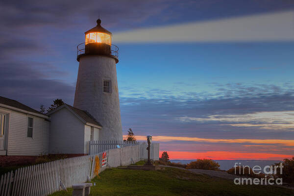 Clarence Holmes Art Print featuring the photograph Pemaquid Point Light VIII by Clarence Holmes