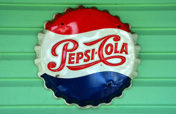 Pepsi Cola Art Print featuring the photograph Pepsi Cap by David Lee Thompson