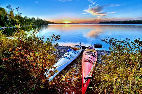 Isle Royale National Park Art Print featuring the photograph Perfectly Calm by Adam Jewell