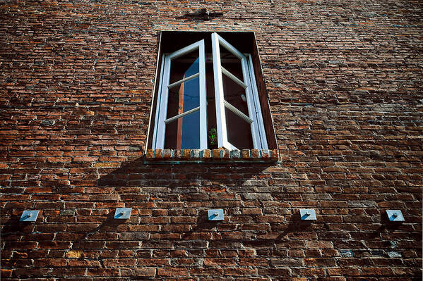 Janssen Art Print featuring the photograph Perspective in Brick by Jon Exley