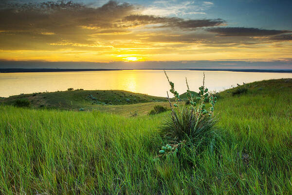 Sunset Art Print featuring the photograph Pike Haven Sunset by Aaron J Groen