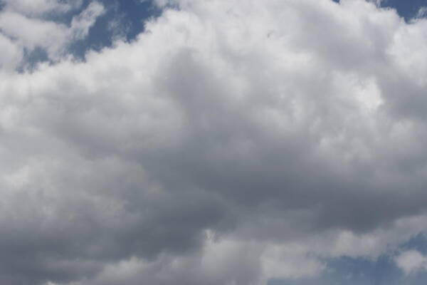 Sky Art Print featuring the photograph Pillow Shaped Cloud by Zachary Stephan