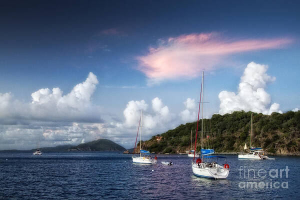 Bvi Art Print featuring the photograph Pink Cloud by Timothy Hacker