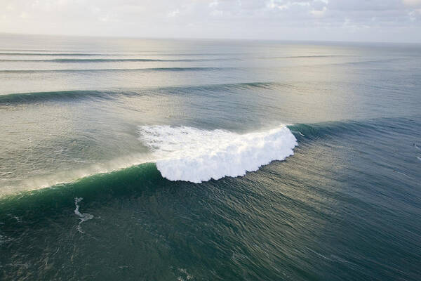 Perfect Surf Art Print featuring the photograph Pipelime by Sean Davey
