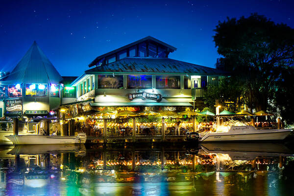 Ft. Lauderdale Art Print featuring the photograph Pirate Republic Restaurant Ft. Lauderdale by Mark Andrew Thomas