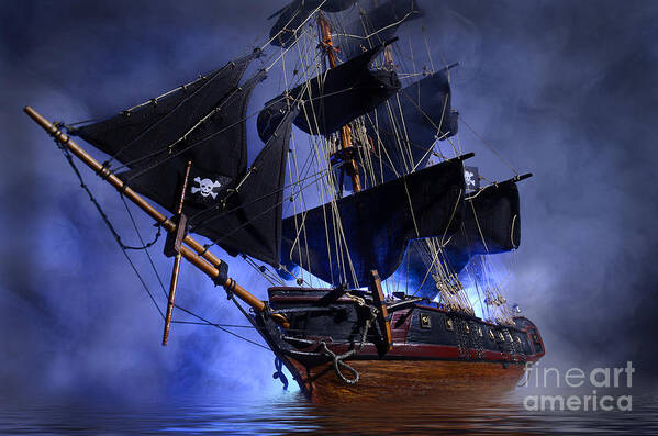Ship Art Print featuring the photograph Pirate Ship 2 by Dianne Phelps
