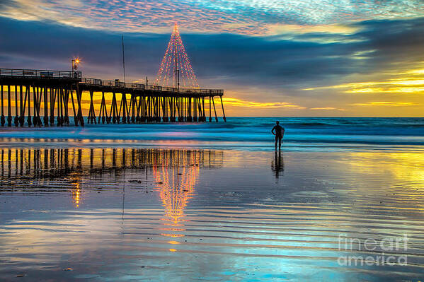 Christmas Art Print featuring the photograph California Christmas by Mimi Ditchie