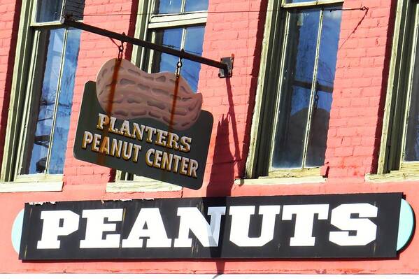 Mr Peanut Art Print featuring the photograph Planters Peanut Center by Scott Cameron