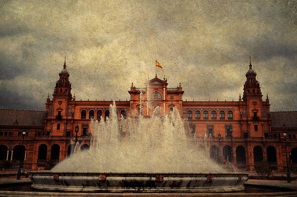 Seville Art Print featuring the photograph Plaza de Espana. Seville by Jenny Rainbow