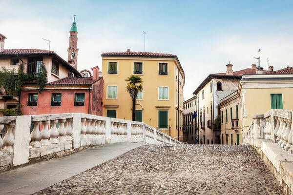 Veneto Art Print featuring the photograph Ponte San Michele In Vicenza, Veneto by Romaoslo