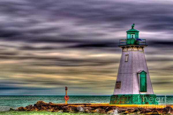 Beacon Art Print featuring the photograph Port Dalhousie Lighthouse by Jerry Fornarotto