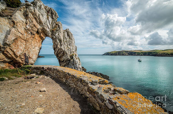 Anglesey Art Print featuring the photograph Porth Wen Arch by Adrian Evans