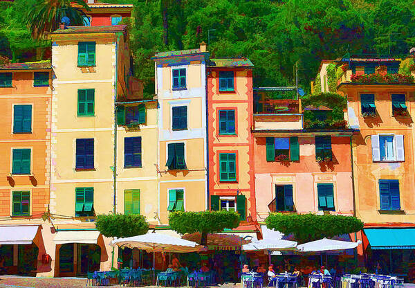  Art Print featuring the photograph Portofino Color by Rochelle Berman