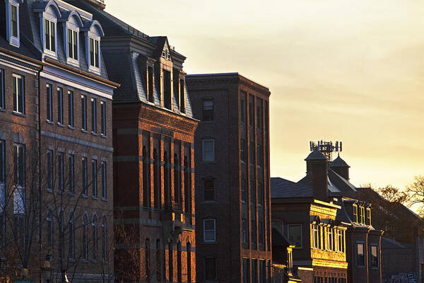 Portsmouth Art Print featuring the photograph Portsmouth Rooftops by Eric Gendron