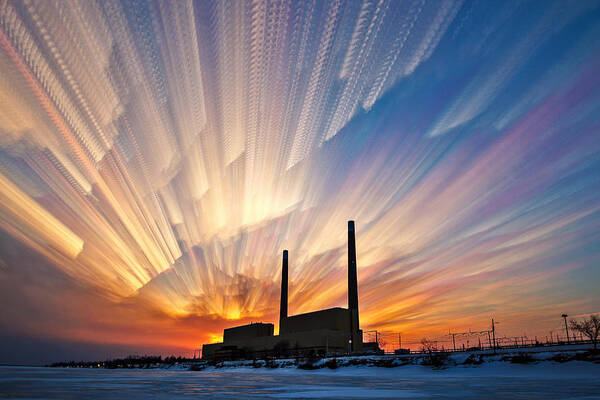 Matt Molloy Art Print featuring the photograph Power Plant by Matt Molloy