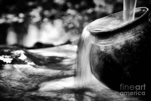 Water Pump Art Print featuring the photograph Precious Water by Tim Gainey