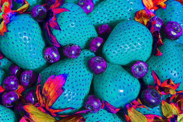 Psychedelic Fruit Art Print featuring the photograph Psychedelic Fruit by Aloha Art