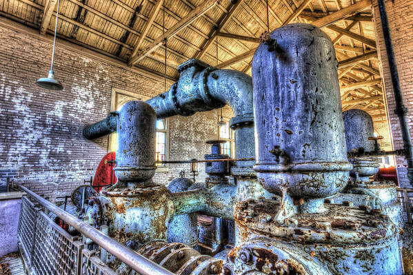 Rusty Art Print featuring the photograph Pumping Station I by Harry B Brown