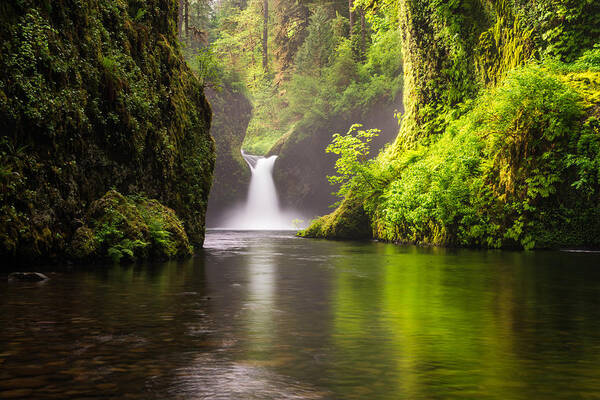 Punchbowl Falls Art Print featuring the photograph Punchbowl Falls by Joseph Rossbach