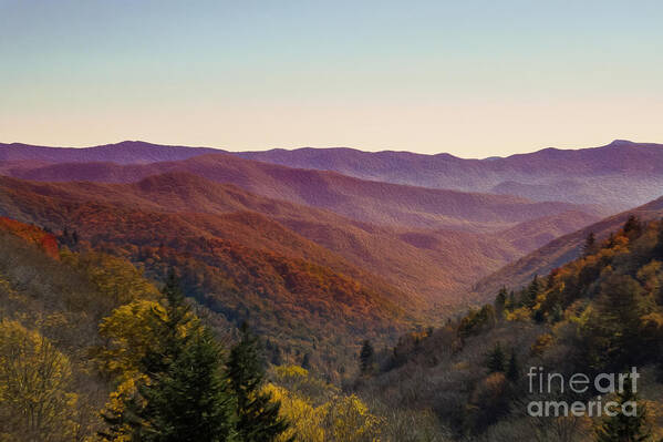 Nature Art Print featuring the photograph Purple Mountains Majesty by Dawn Gari