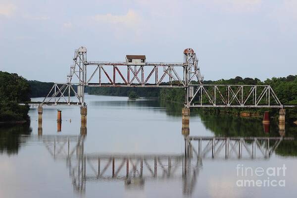 Bridge Art Print featuring the photograph Rail Over the Hooch by Andre Turner